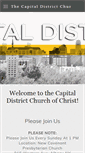 Mobile Screenshot of capitaldistrictchurchofchrist.com